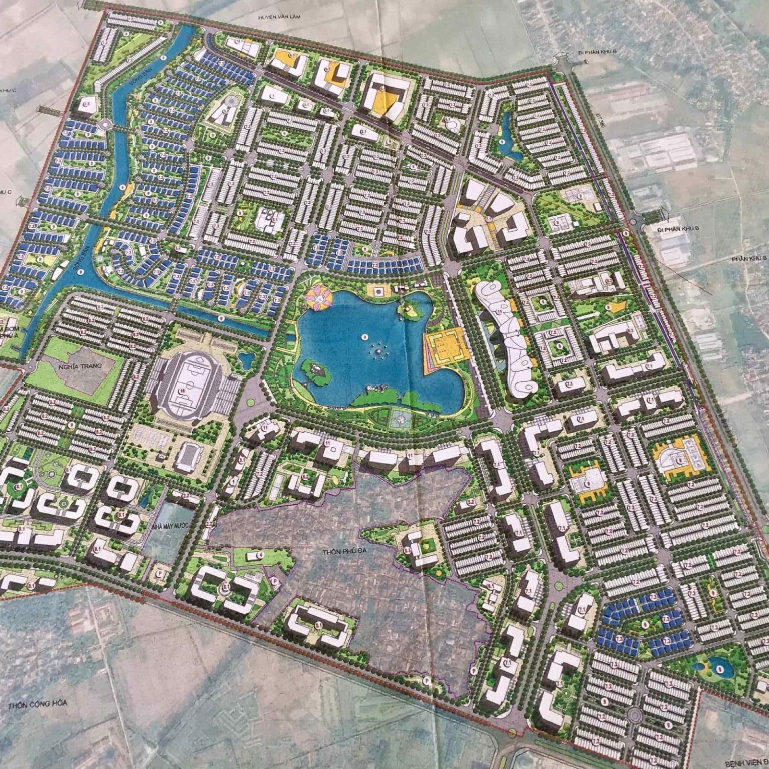Mặt bằng toàn khu Forestia Park Phố Nối